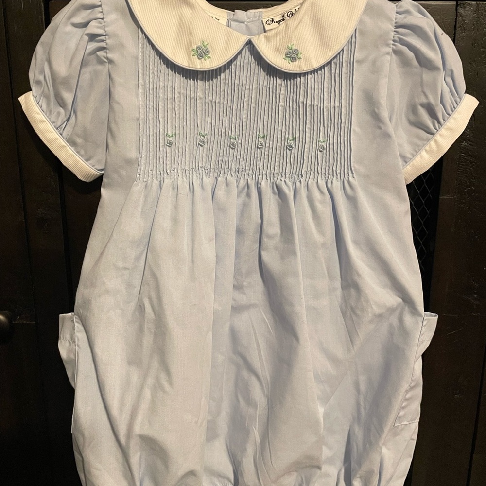 Royal Child Outfit with Collar Light Blue Size 24 Months